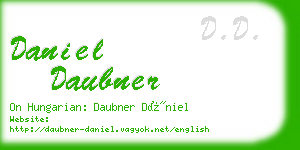 daniel daubner business card